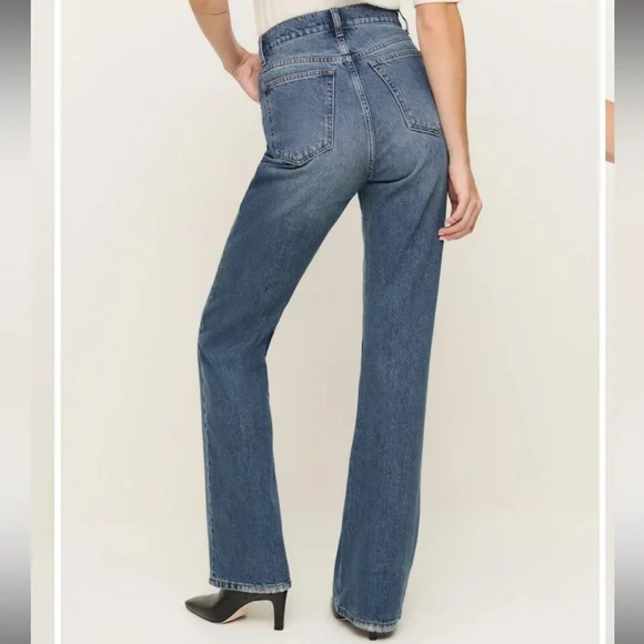Reformation Mia High Rise Vintage Bootcut Jeans in Canyon NWT - Picture 2 of 5